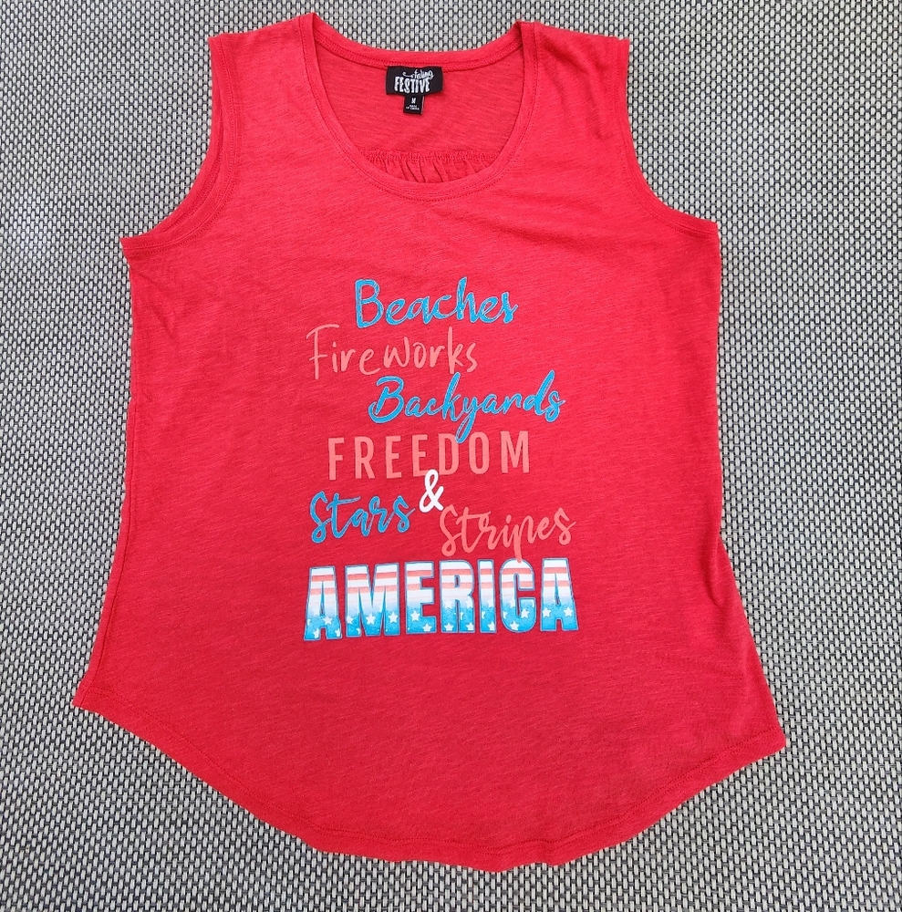 SLEEVELESS TOP SZ M